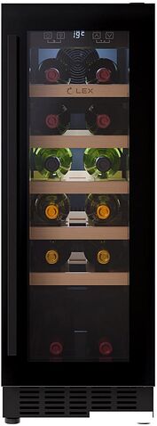 Винный шкаф LEX LWD3020BL