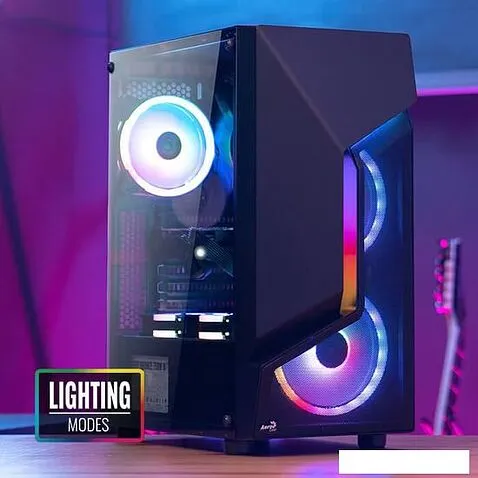 Корпус AeroCool Scape-G-BK-v1