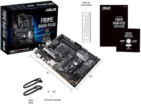 Материнская плата ASUS Prime B450-Plus