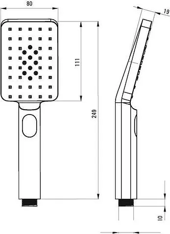 Душевой гарнитур  Deante Alpinia NGA_Z41K