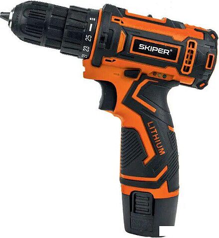 Дрель-шуруповерт Skiper DF420B (с 2-мя АКБ, кейс)