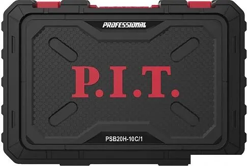 Ударная дрель-шуруповерт P.I.T. PSB20H-10C/1 (с 1-им АКБ, кейс, оснастка)