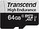 Карта памяти Transcend microSDXC TS64GUSD350V 64GB (с адаптером)