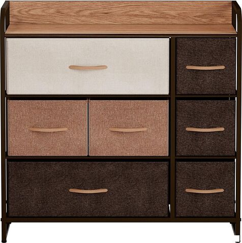 Комод Импэкс Leset Ноа 7 ящиков (коричневый/бежевый)