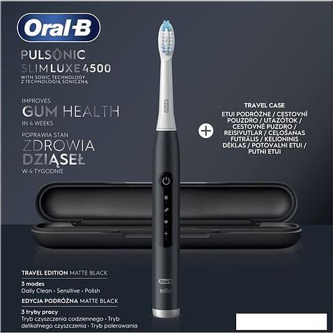 Электрическая зубная щетка Oral-B Pulsonic Slim Luxe 4500
