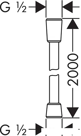 Душевой шланг Hansgrohe Isiflex 28274000