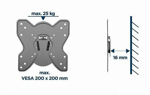 Кронштейн Gembird WM-42F-03
