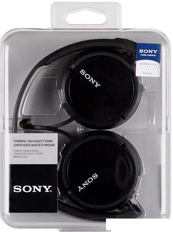 Наушники Sony MDR-ZX110 (черный)