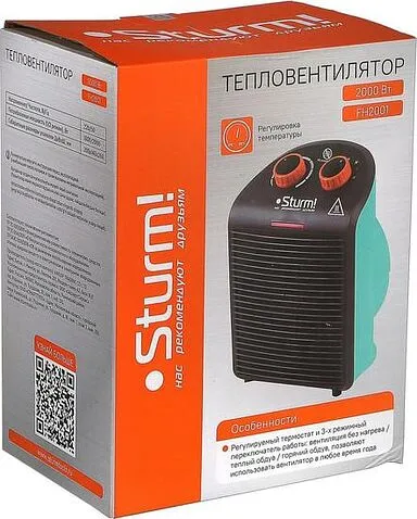 Тепловентилятор Sturm FH2001 (зеленый)