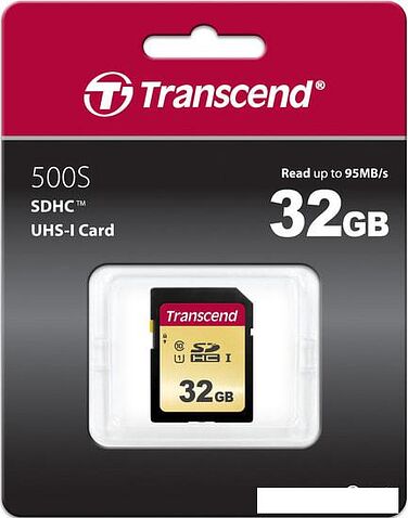 Карта памяти Transcend SDHC 500S 32GB