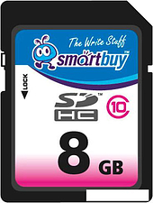 Карта памяти Smart Buy SDHC (Class 10) 8GB (SB8GBSDHCCL10)