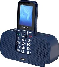 Кнопочный телефон Maxvi RT-04 (синий)