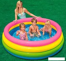 Надувной бассейн Intex Sunset Glow 168х46 (56441)
