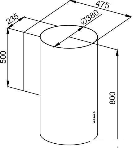 Кухонная вытяжка MAUNFELD Lee Wall 39 (бежевый)
