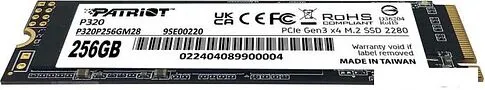 SSD Patriot P320 256GB P320P256GM28