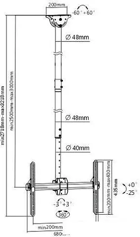Кронштейн Arm Media LCD-3000