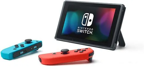 Игровая приставка Nintendo Switch 2019 (с неоновыми Joy-Con)