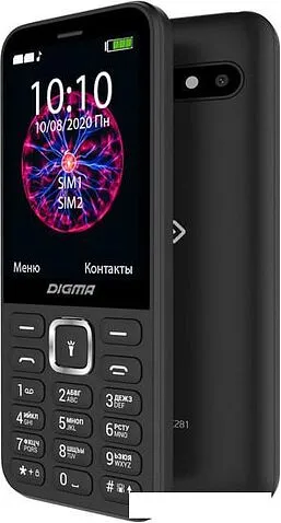 Мобильный телефон Digma Linx C281 (черный)