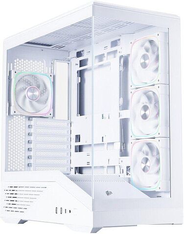 Корпус 1stPlayer GM7 ARGB GM7-WH-3FN7R-W-1FN7-W (белый)