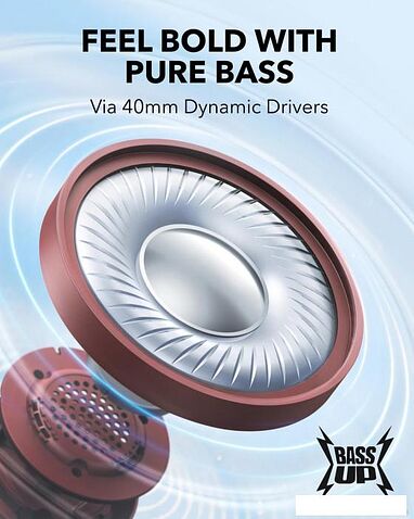 Наушники Anker Soundcore H30i (красный)