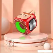 Беспроводная колонка Borofone BR29 (красный/розовый)