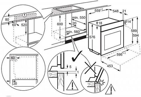 Электрический духовой шкаф Electrolux EOF8H39H