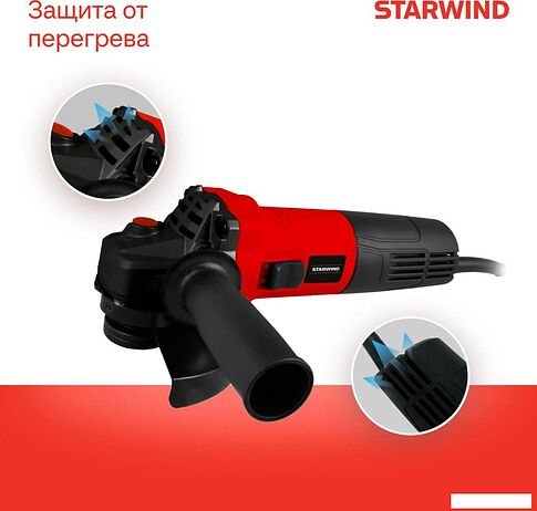 Угловая шлифмашина StarWind AG125E-950