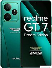 Телефон Realme GT7 Dream Edition RMX5061 16GB/512GB международная версия (Aston Martin зеленый) Телефон Realme GT7 Dream Edition RMX5061 16GB/512GB международная версия (Aston Martin зеленый)