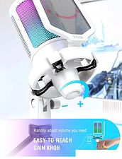 Проводной микрофон FIFINE A6V (белый)