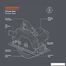 Дисковая (циркулярная) пила Daewoo Power DAS 1900-210