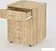 Тумба Seven Dreams SD-253 выкатная 4 ящика (дуб сонома)