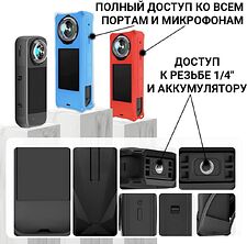 Чехол Zarrumi SC-IX5 для Insta360 X5 (голубой)