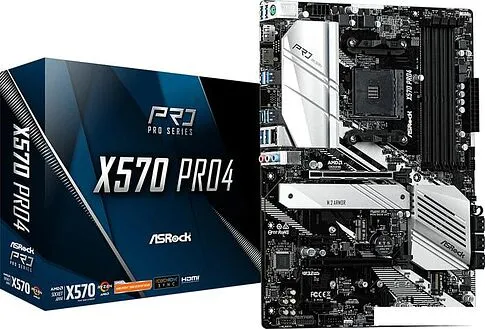 Материнская плата ASRock X570 Pro4