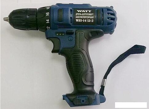 Дрель-шуруповерт WATT WAS-14 Li-2 101402912 (с 2мя АКБ 2 а*ч)