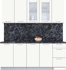 Кухонный модуль Интерлиния Мила Пластик 2.0 Б (зефирный/зефирный/кастилло темный) Кухонный модуль Интерлиния Мила Пластик 2.0 Б (зефирный/зефирный/кастилло темный)