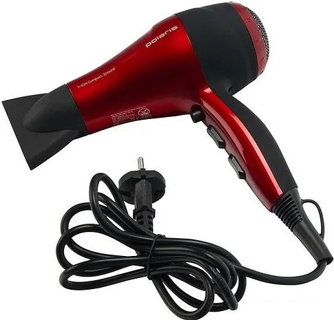 Фен Polaris PHD 2077i (красный)