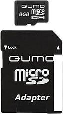 Карта памяти QUMO microSDHC (Class 10) 8GB (QM8GMICSDHC10)
