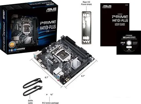 Материнская плата ASUS Prime H410I-Plus/CSM