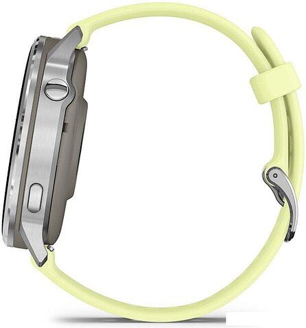 Умные часы Garmin Venu 4 45 мм (серебристый/желтый)
