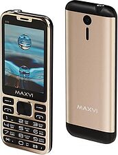 Мобильный телефон Maxvi X10 (золотистый)