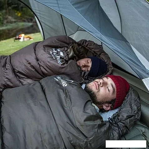 Спальный мешок Naturehike U350 NH20MSD07 (правая молния, коричневый)