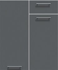 Готовая кухня Интерлиния Мила Лайт 3.4-ПМ4 (бетон лайт/бетон лайт/кастилло темный)
