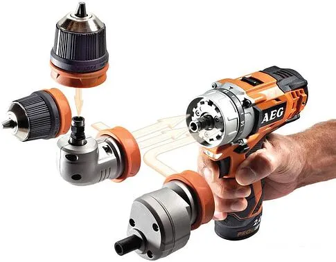 Дрель-шуруповерт AEG Powertools BBS 12 C2 LI-202C KIT1 4935446382 (с 2-мя АКБ, кейс)