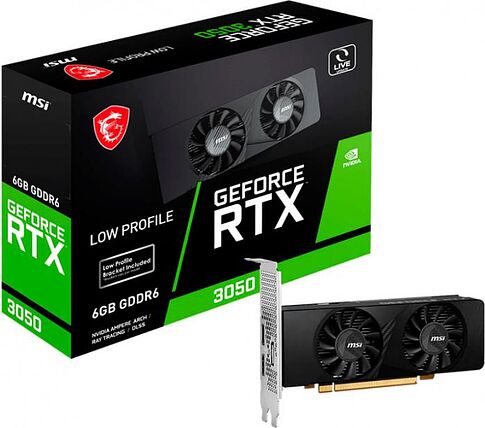 Видеокарта MSI GeForce RTX 3050 LP 6G
