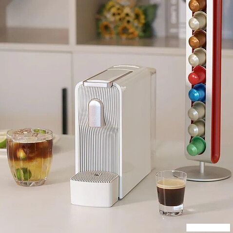 Капсульная кофеварка Scishare Capsule Coffee Machine S1109 (евровилка, золотистый)