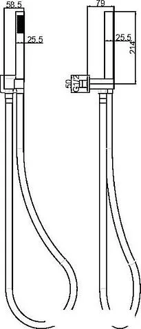 Душевой гарнитур  Maxonor Pure Life PL6102-8