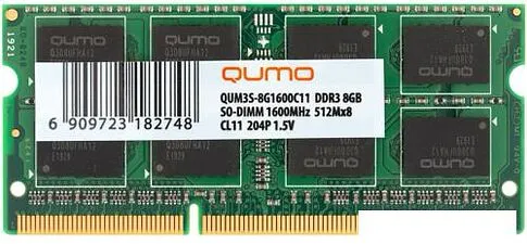 Оперативная память QUMO QUM3S-8G1600C11