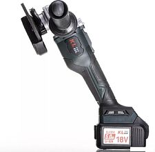 Угловая шлифмашина KLPRO KLAT18BS-50 (с 2-мя АКБ, кейс)