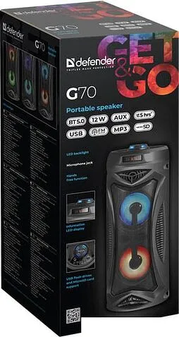 Колонка для вечеринок Defender G70