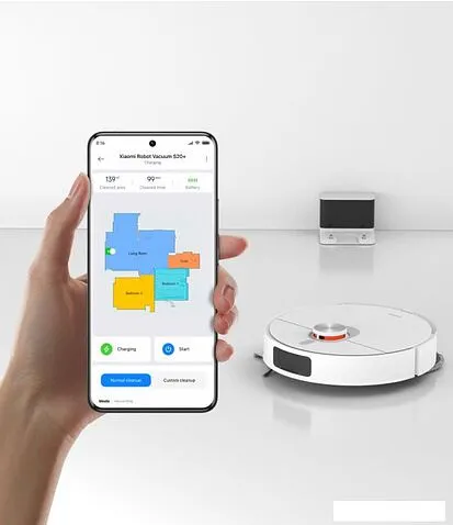 Робот-пылесос Xiaomi Robot Vacuum S20+ B108GL (международная версия, белый)